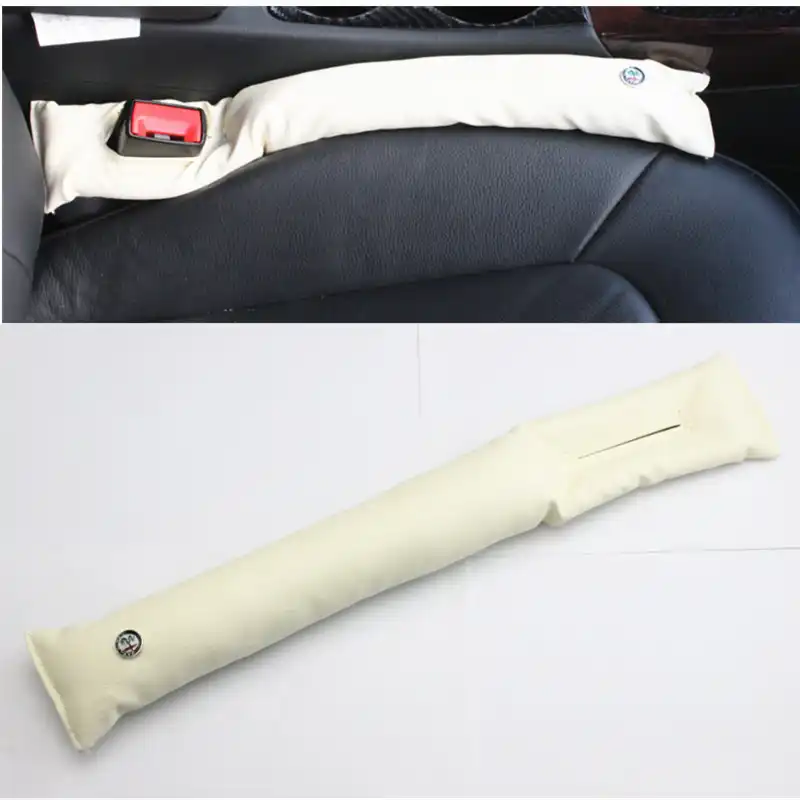2Pcs Seggiolino Auto Gap Plug for Alfa Romeo Pad Impedire elementi di cadere Gap Filler Pad Spacer perfetta tenuta di protezione rilievo della sede di automobile slot Plug Pad Cintura di sicurezza Imb