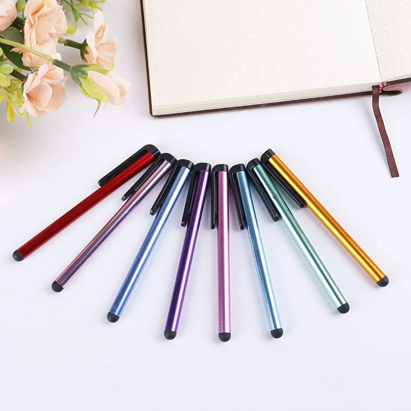 10 Pcs/lot Capacitive Touch Screen Stylus Pen For iPad iPhone X 7 8 Touch Pen For Xiaomi Huawei Android Phones color randomly