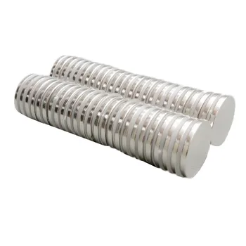 

NdFeB Disc Magnet Dia. 18x2 mm Strong Thin Plate Neodymium Permanent Magnets NiCuNi Plated Axially Magnetized 200pcs