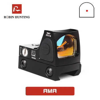 

Robin Hunting Mini RMR Red Dot Sight Riflescope Optical Reflex Sight Hunting Scope Fit 20mm Weaver Rail Tactical Red Dot