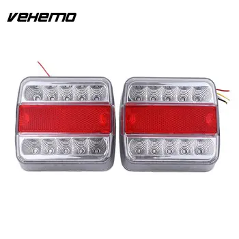 

General 2Pcs 14 LED Indicator Tail Light Lamp Car Trucks Trailer Van DC12V Waterproof