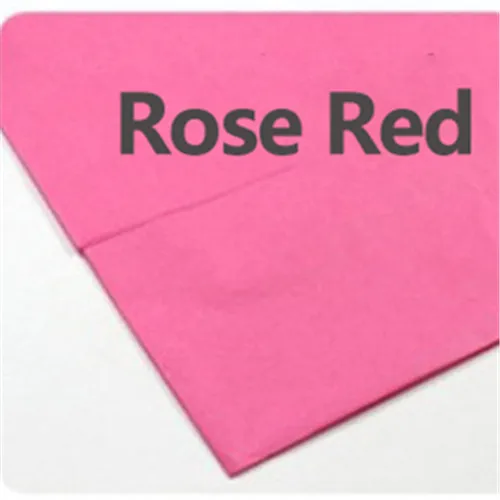 20 листов 50*66 см тканевая бумага цветок одежда рубашка обувь подарочная упаковка крафт бумага рулон домашний декор, винная оберточная бумага s - Цвет: Rose