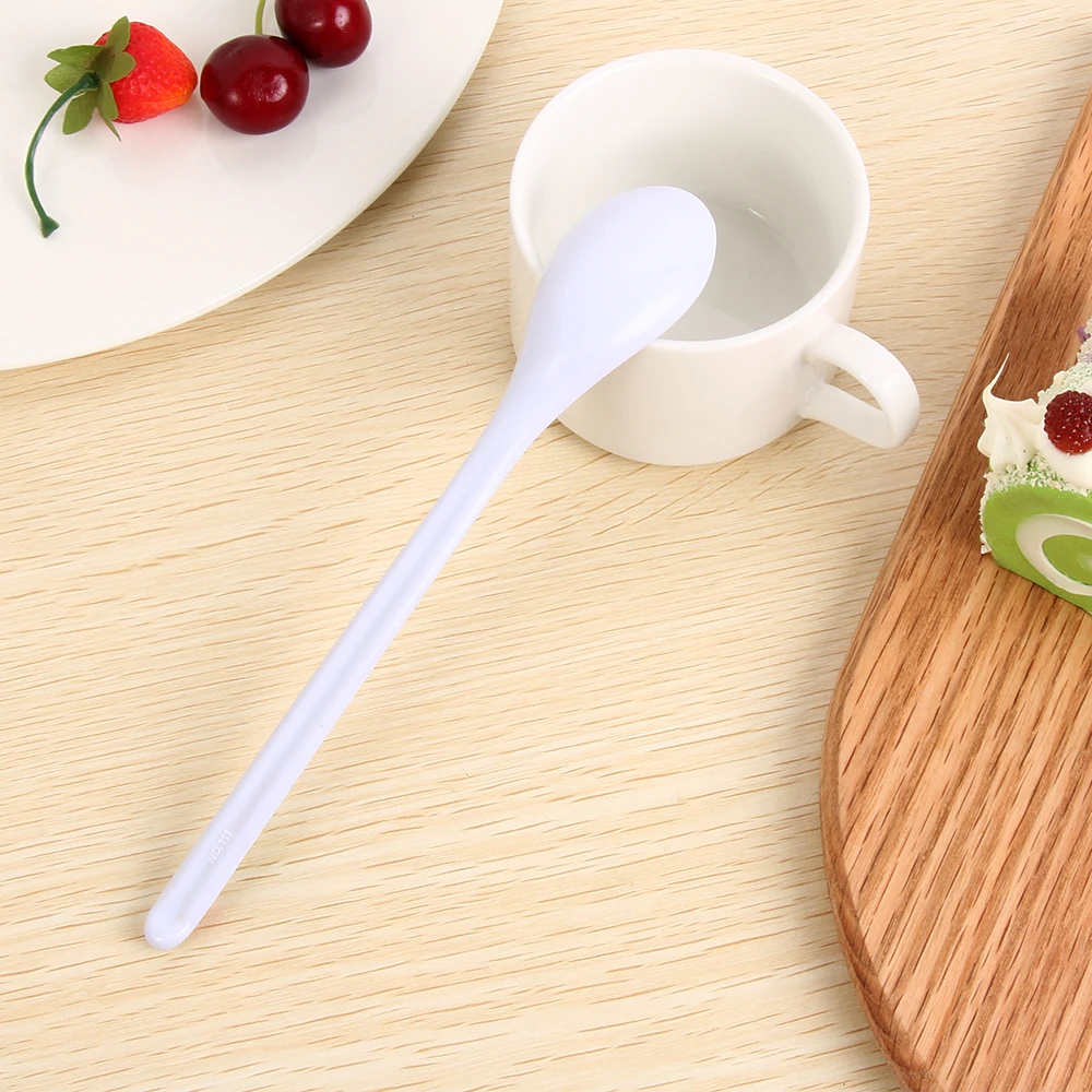 Kitchen Melamine Spoons Imitation ceramics Long Handle Coffee Sugar Dessert Children Tea Scoop Portable Soup Spoon soup spoon,plastic spoon