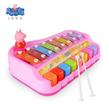 Peppa George Pig New Children Musical Instruments Toy Knock Piano Intelligence Education Christmas New Year 2018 Gifts For Kids