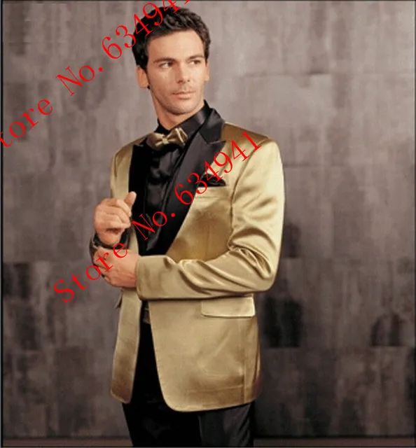 2015 Top selling CUSTOM MADE GROOM TUXEDO,WHITE JACKET BLACK PANTS