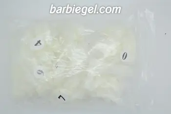 

500pcs/pack wholesale natural color fake nails tip french nail tips half cover artifical nails suitable for salon or DIY py