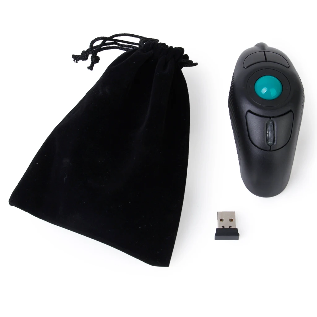 2.4GHz 1000dpi USB Handheld Wireless Trackball Mouse Mice Working Distance 10M optical mouse with the trackball mouse creatively