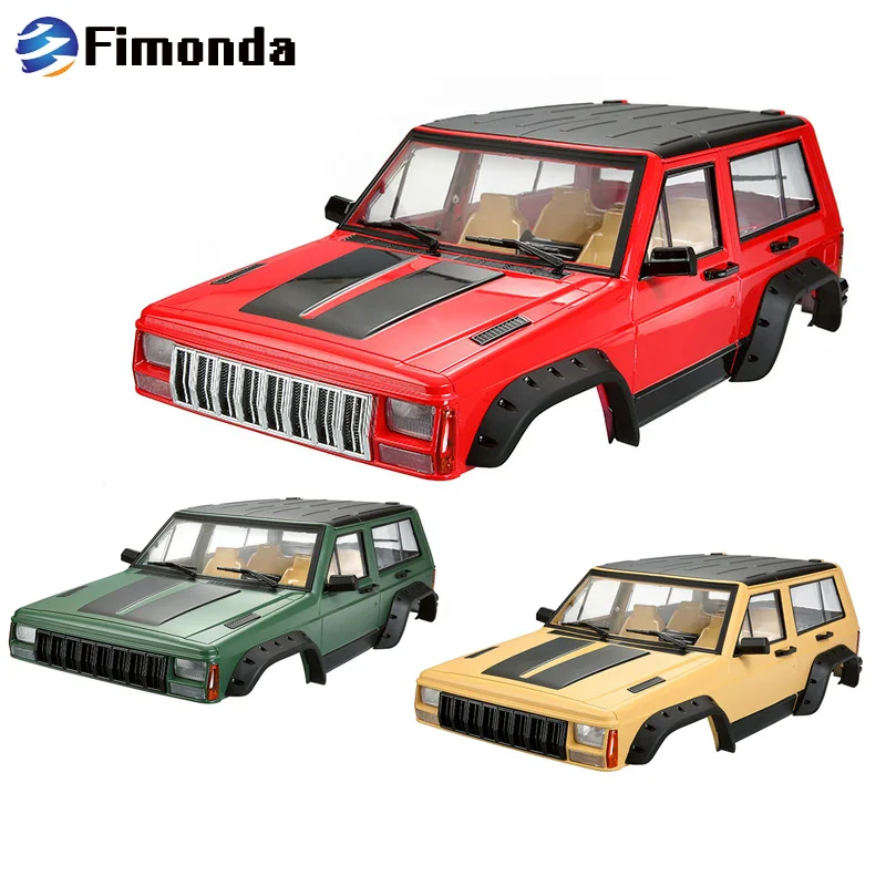 RC 313mm Wheelbase Hard Plastic Cherokee Body Shell for 1/10 RC Crawler Car Axial SCX10 SCX10 II 90046 90047 RC4WD D90