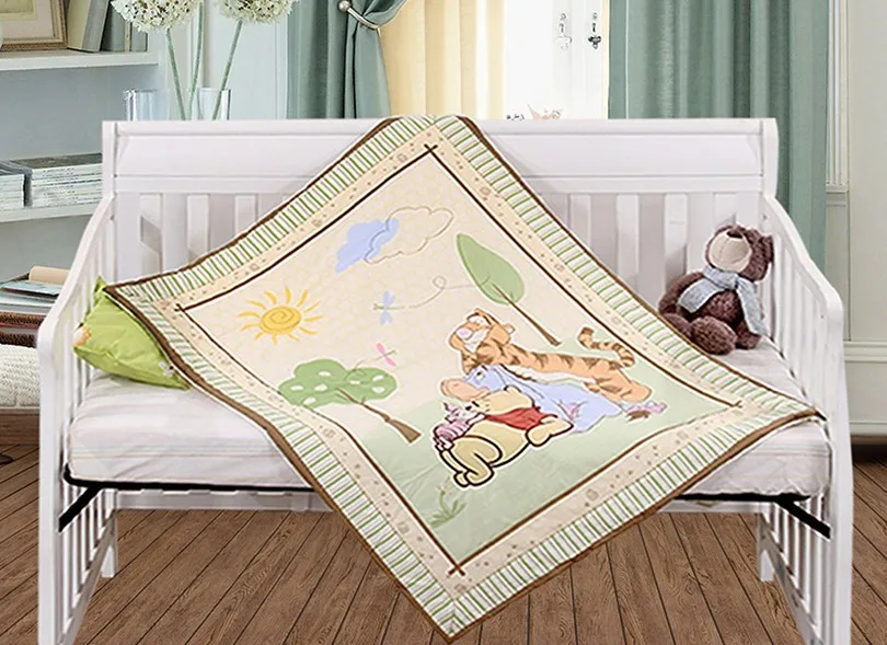 Promoção! dos Desenhos Animados do Bebê Conjuntos de Cama Consolador para Crianças Colcha do Bebê Berço Algodão Duvet Bebê Colcha 3 Promoção! Dos desenhos animados do bebê berço