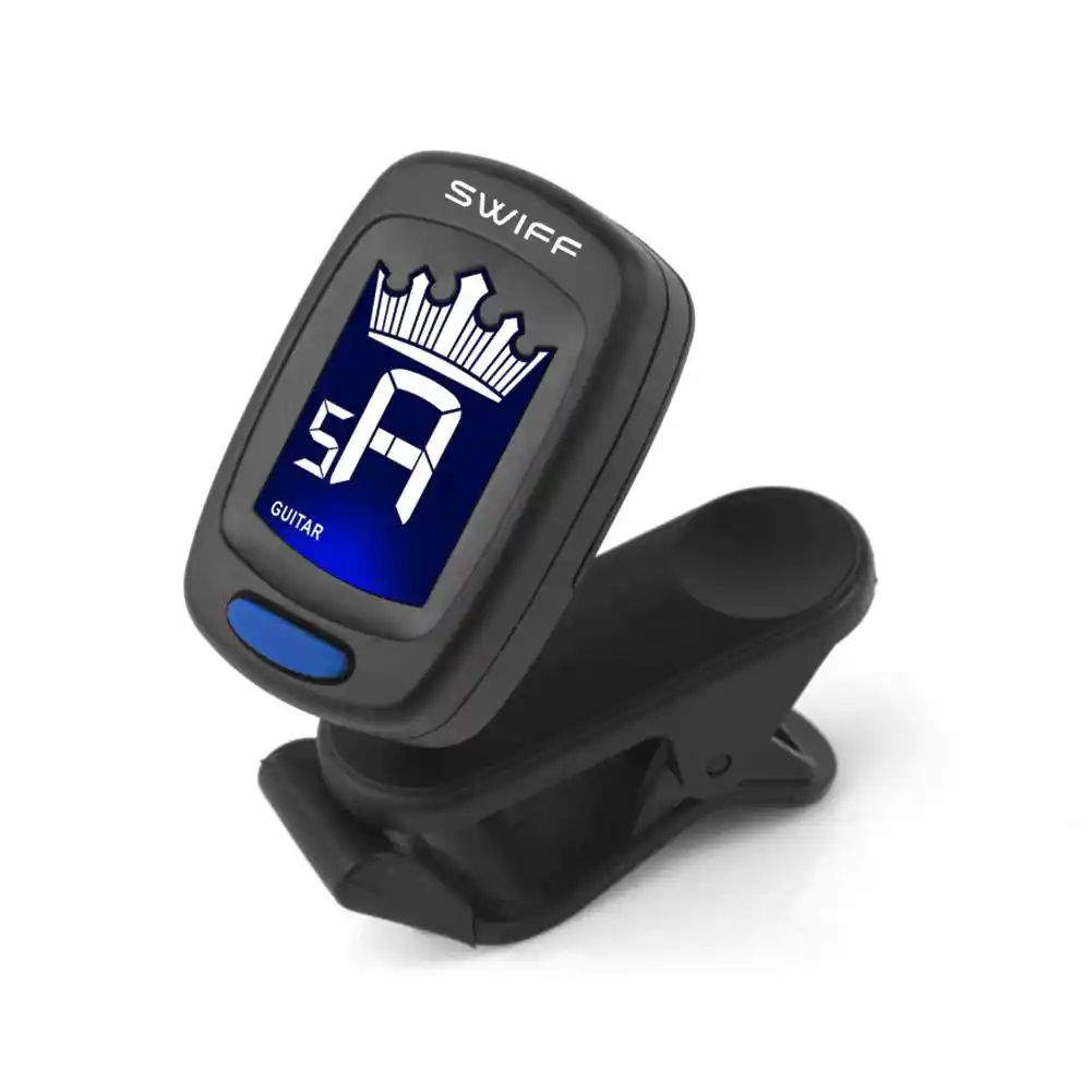 Swiff A9 Clip On Crown Tuner For Guitar Bass Ukulele Violin
