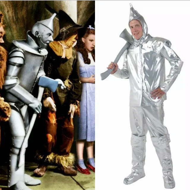 vocole the wizard of oz tin man boys cosplay costume halloween top pant set party stage