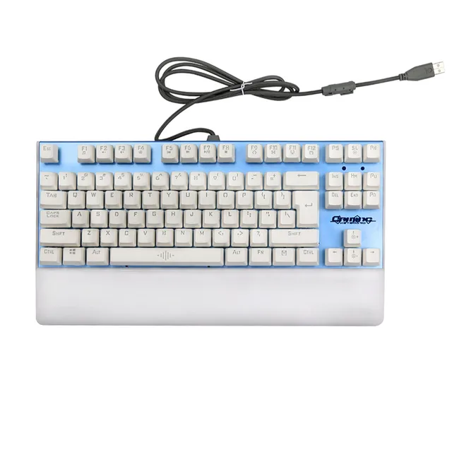 Best Offers Gaming Mechanical Keyboard Gaming Switches  Backlit RGB For PC Laptop wired 87 key backlit keyboard for home/oofice use new A30