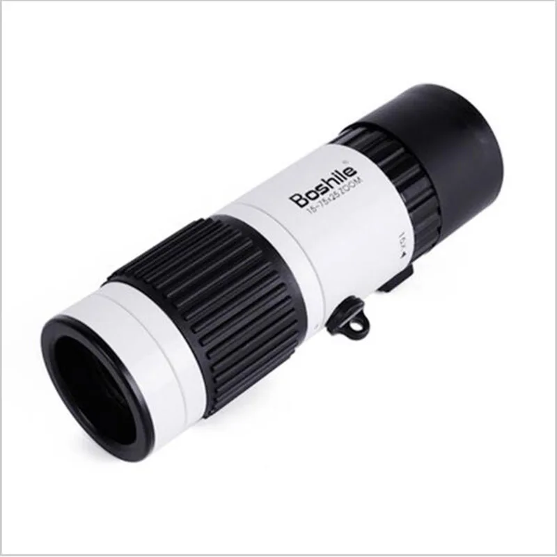 15-75x25 HD مرنة التركيز عالية الطاقة البسيطة أحادي التكبير تلسكوب ل جيب السفر الصيد 15-75x25 HD مرنة التركيز عالية الطاقة البسيطة أحادي التكبير تلسكوب ل جيب السفر الصيد