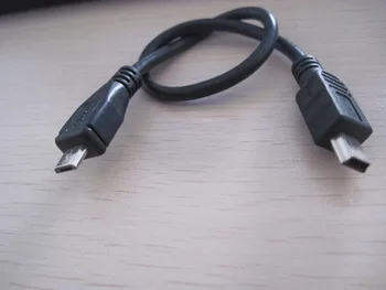 

1PCS---Brand NEW mini USB male to male micro USB data/charging cable cord for cellphone/tablet/PC/laptop 25cm#40