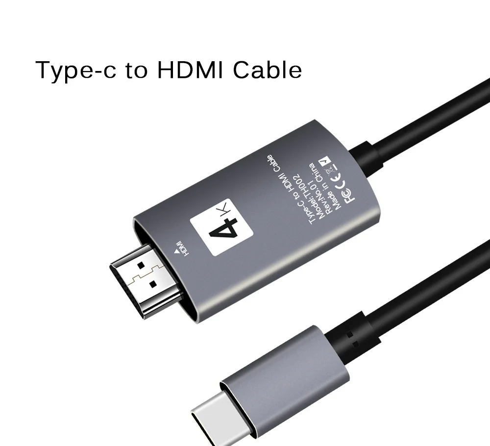 4 k 1080 p тип-c к hdmi-кабель, адаптер конвертер для samsung Galaxy 3D визуальные эффекты HDMI кабель для Macbook pro huawei Matebook