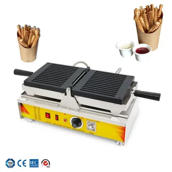 

Chips pop waffle maker New popular German Street Food Equipment Waffle Stick Making Machine Waffle Chips Maker