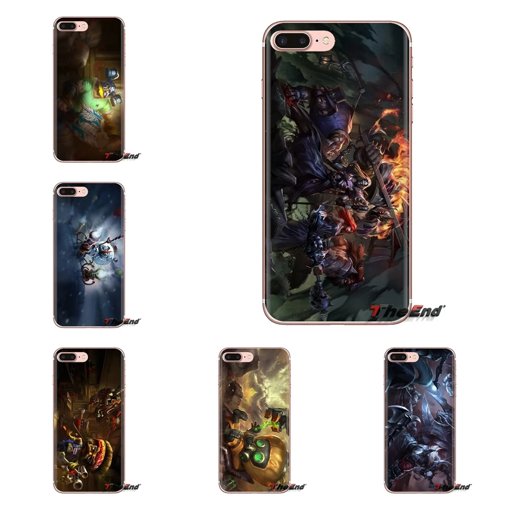 League Of Legends Heimerdinger Olaf для Xiaomi Mi4 Mi5 Mi5S Mi6 Mi A1 A2 5X 6X 8 9 Lite SE Pro Max Mix 2 3 2S ТПУ чехлы накладки |
