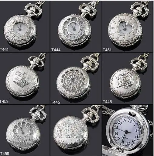 

Retro Small Size Mix model Pocket Watch/Watch Necklace Fashion Jewelry Pendant Watch Necklace gift
