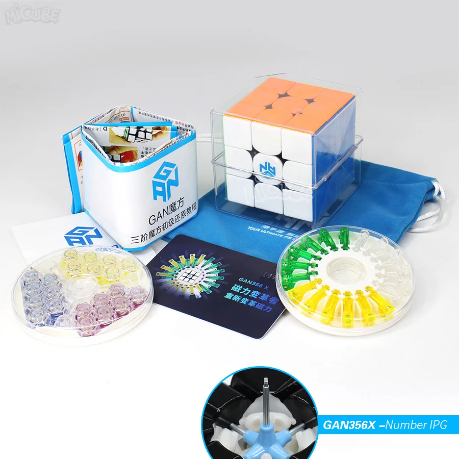 Magnético de Gan Cubo Velocidade Mágica 4x4x4 Gan 356 ar sm 354 m 460 249 v2 356x Stikerelss Magnetc 2x2x2 3x3x3 34 m 460 m 249 v2 m 356x stikerelss magnetc