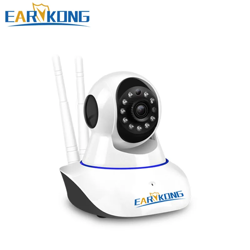online 2.4g Wi fi Câmera de Alarme de Alarme de Rede. Compatível com 433 mhz sem fio detector. Compatível G90B WIfi GSM Sistema de Alarme.