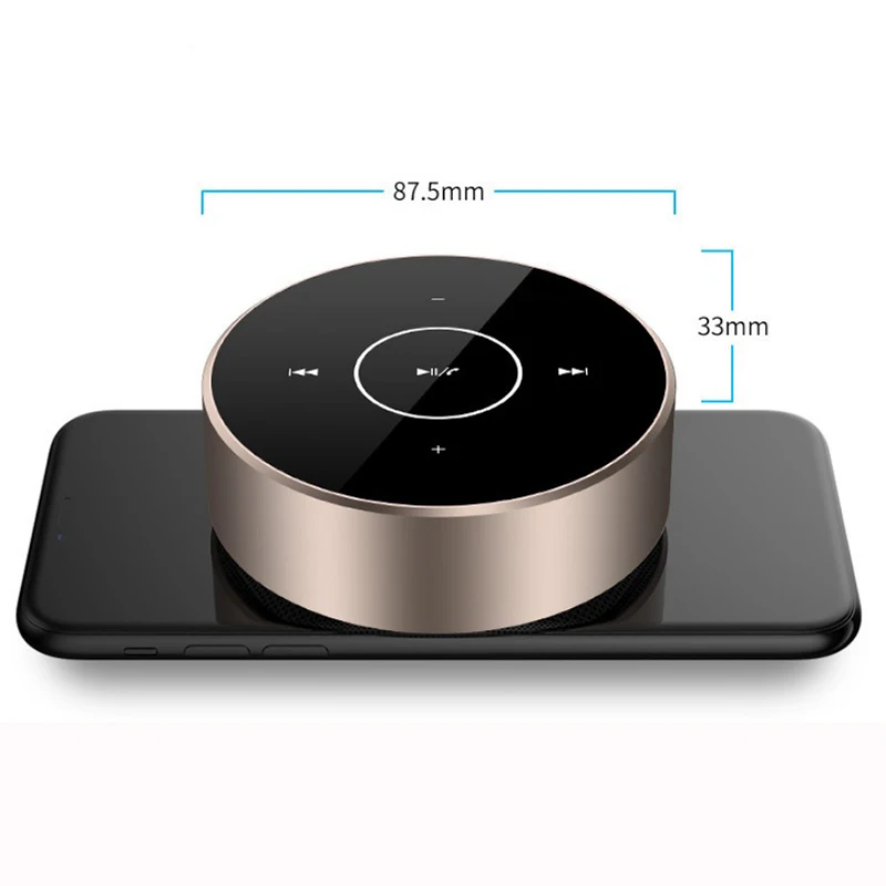Портативный A6 беспроводной Bluetooth динамик Открытый Handsfree микрофон сенсорный экран