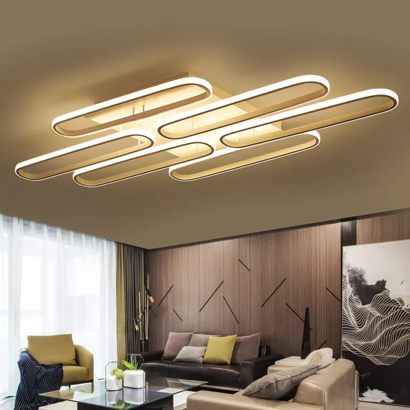 

Rectangle Modern LED Ceiling Lights For Living Room Bedroom iluminacion AC85-265V Surface mounted Ceiling Lamp Fixtuers