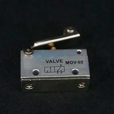 

MOV-02 G1/8" 2/3 Way Roller Lever Wheel Switch Pneumatic Mechanical Valve