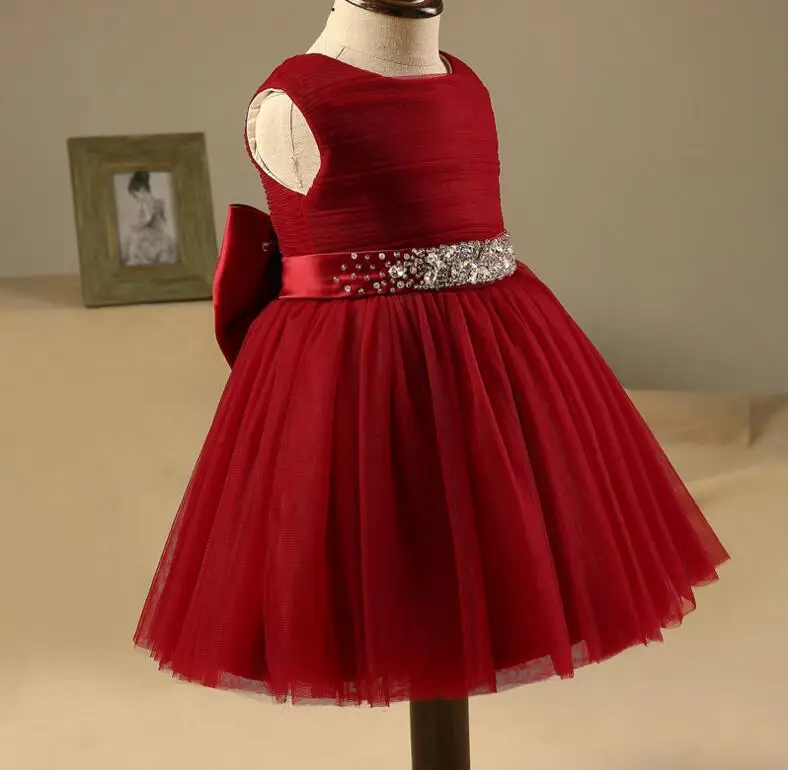 Flower Girls Wedding Dress Girl Christmas Dress 2017 New High Grade