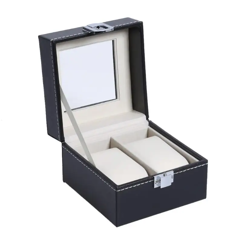 LISM Luxury Wood Storag Boxes 2/3/5/6/10/12/20 Watches Boxes Display Watch Box Jewelry Case Organizer Holder Promotion Boxes - Цвет: 2 Grids C