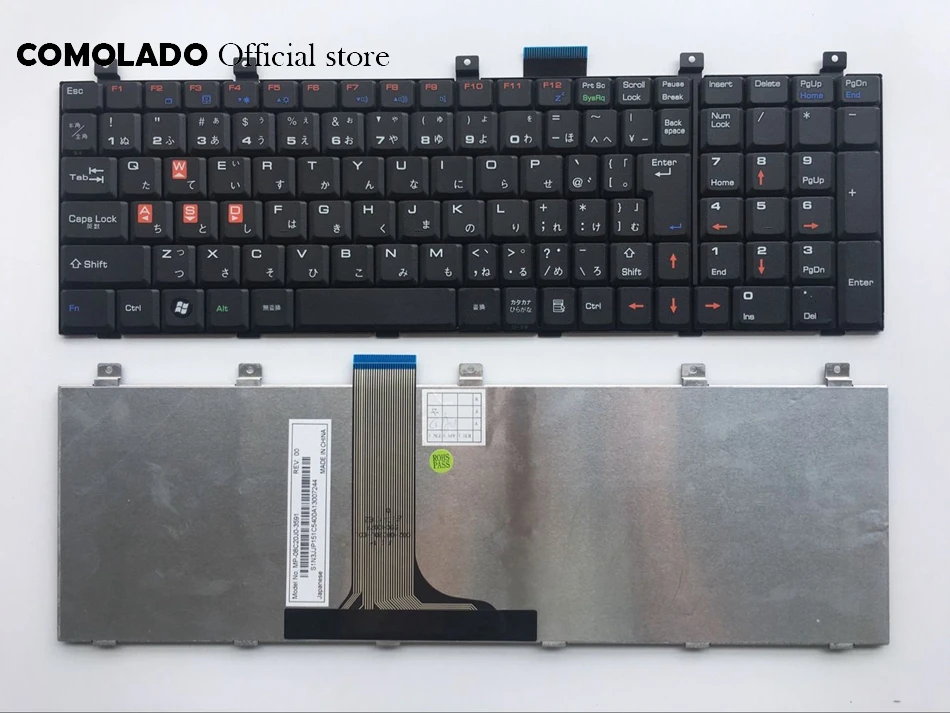 JP Японская Клавиатура для MSI GX620 CR500 CR600 CR720 CR610 EX600 EX625 M662 M670 1600 1656 VX600 CX500 черная