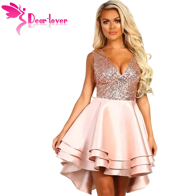 Heart-Broken-Pink-Gold-Sequin-Multi-Layer-Skater-Dress-LC220591-10-30831