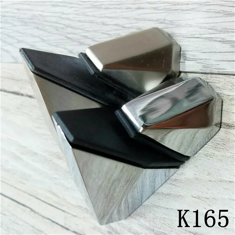 Zinc Alloy Glass Clamps Shelves Support Bracket Clips For 3 to 22mm glass board Tip mouth style Glossy/Satin finished