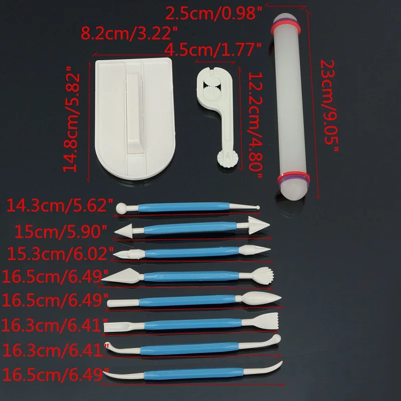 11 шт./компл. сахарный десертный формы для выпечки резинки пасты резаки DIY вкусное печенье с помадкой украшения моделирующие формы набор инструментов
