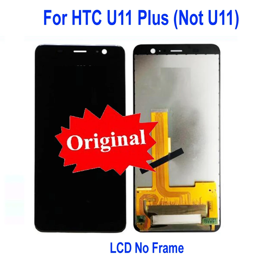 

Best Working AMOLED LCD Display Touch Panel Screen Digitizer Assembly with frame For HTC U11 Plus U11+ 2Q4D200 Sensor Parts