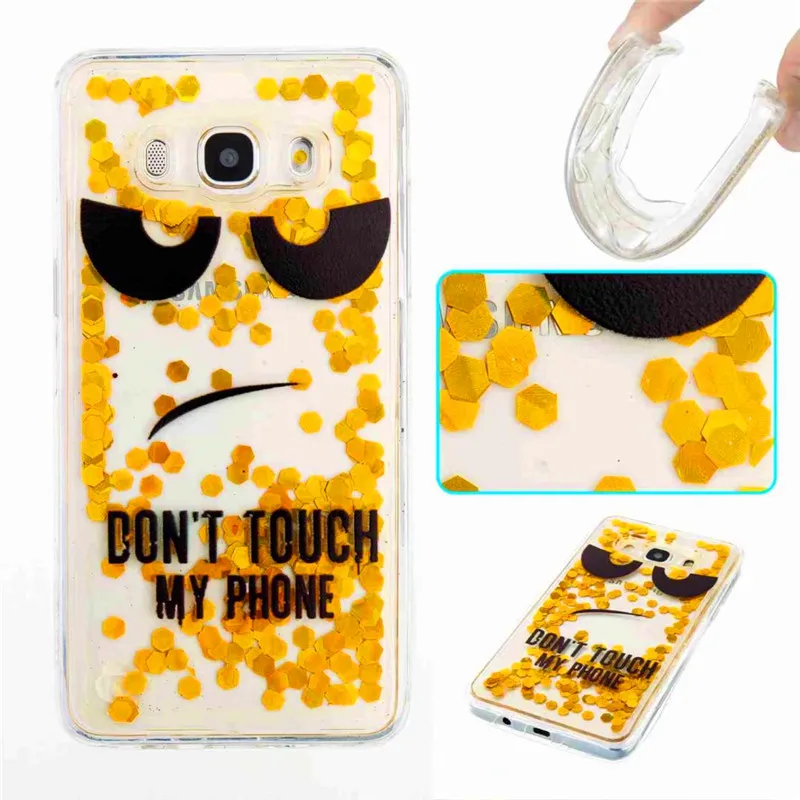 

For Samsung J5 2016 J510 Silicone TPU Case Glitter Dynamic Liquid Quicksand Sequins Cover Case for Samsung Galaxy J5 2016 J510F