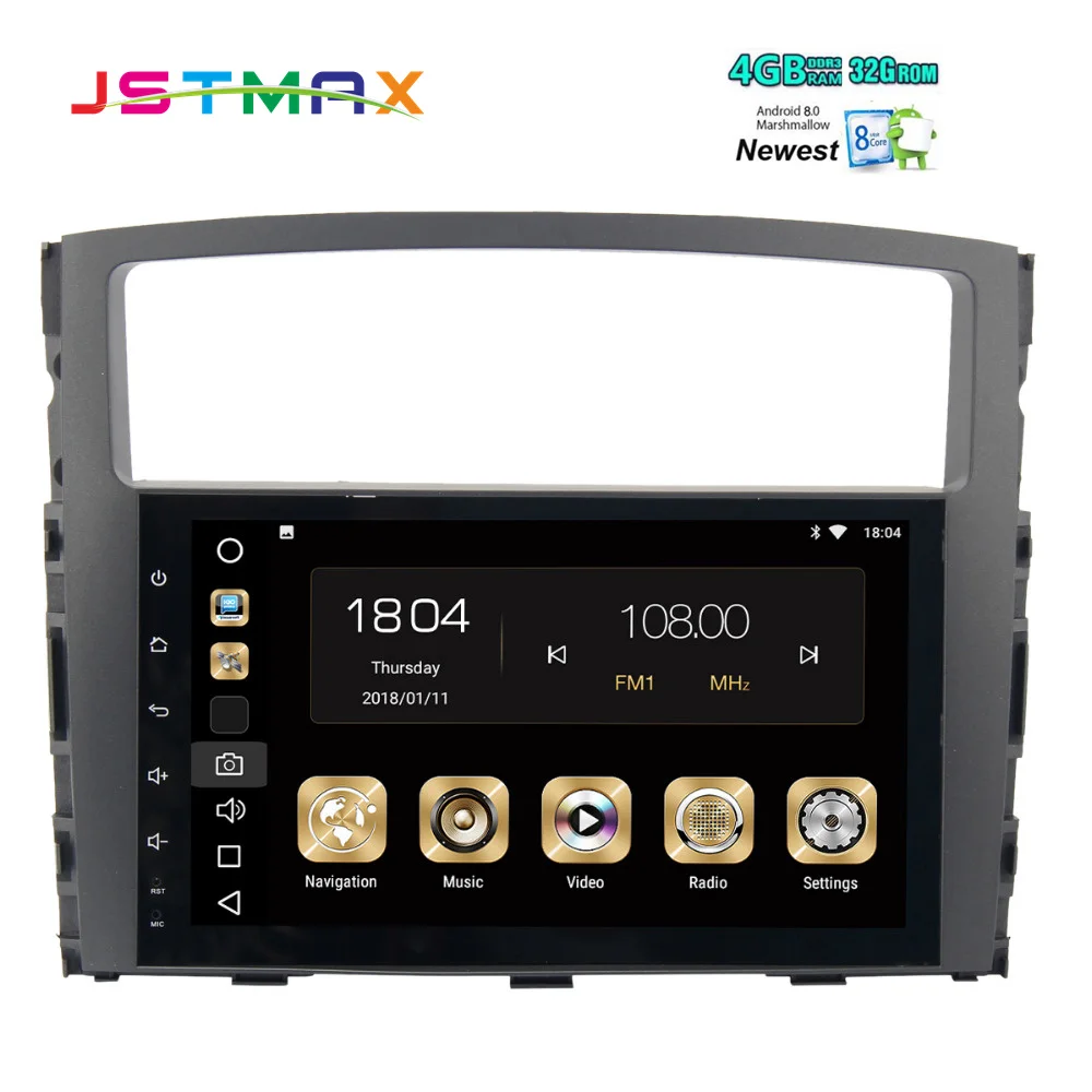 Android 8 0 Octa Core 9 &quot2 din автомобильный радиоприемник gps мультмедиа для Mitsubishi Pajero V97 V93