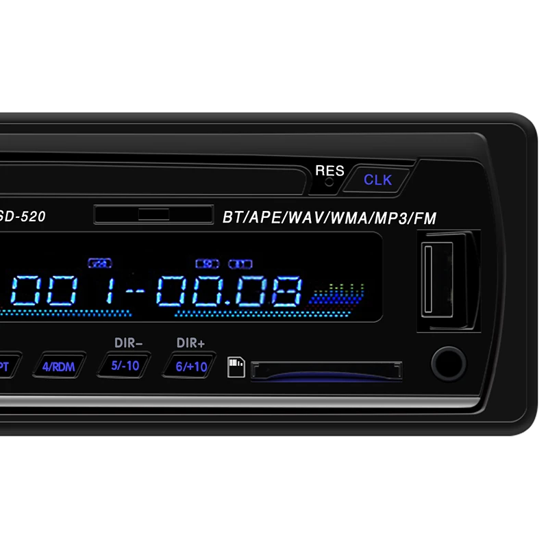 Автомагнитола 1 din автомагнитола стерео bluetooth usb аудио mp3 рекордер sd aux вход oto teypleri