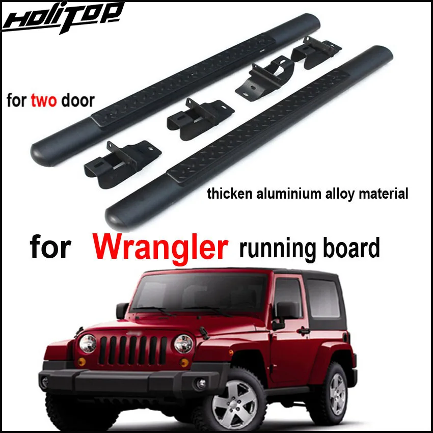New arrival for Jeep Wrangler running board side step bar pedals two door&ampfour door hot model factory quality guarantee |