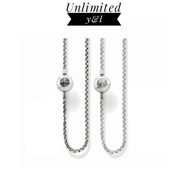 3MM Bright/ Thai Silver Basic Link Chains Necklaces for Women and Men Karma Diy Necklace Accessories Fit Beads Fashion Jewelry | Украшения