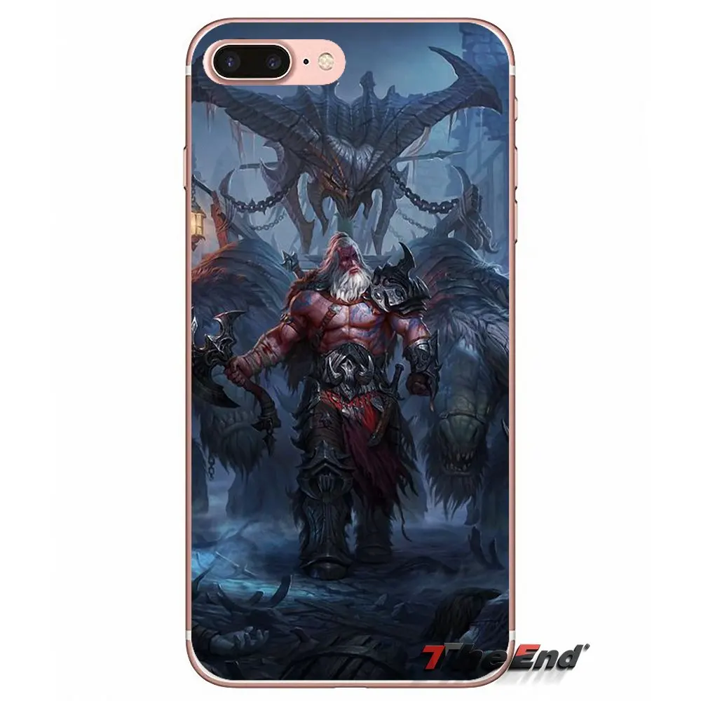 Чехлы для iPhone X 4 4S 5 5S 5C SE 6 6S 7 8 Plus Samsung Galaxy J1 J3 J5 J7 A3 A5 2016 2017 Diablo Reaper Of Souls Demon