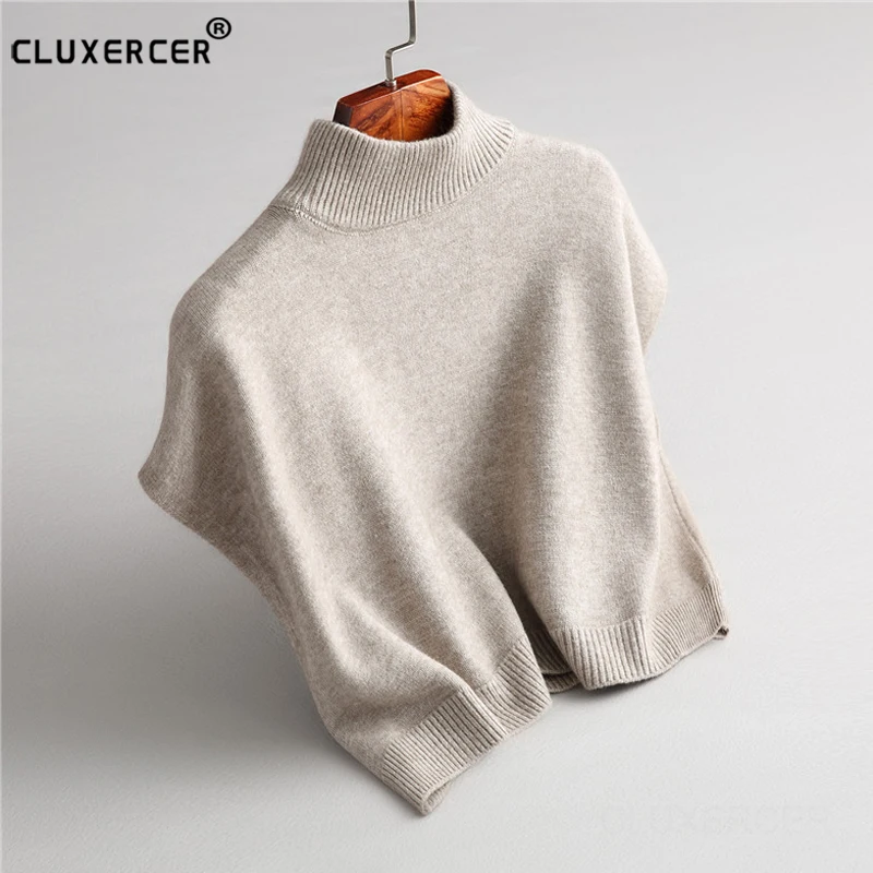 

Women sweaters and pullovers Spring autumn fashion women brief turtleneck sleeveless short design sweater knit tops