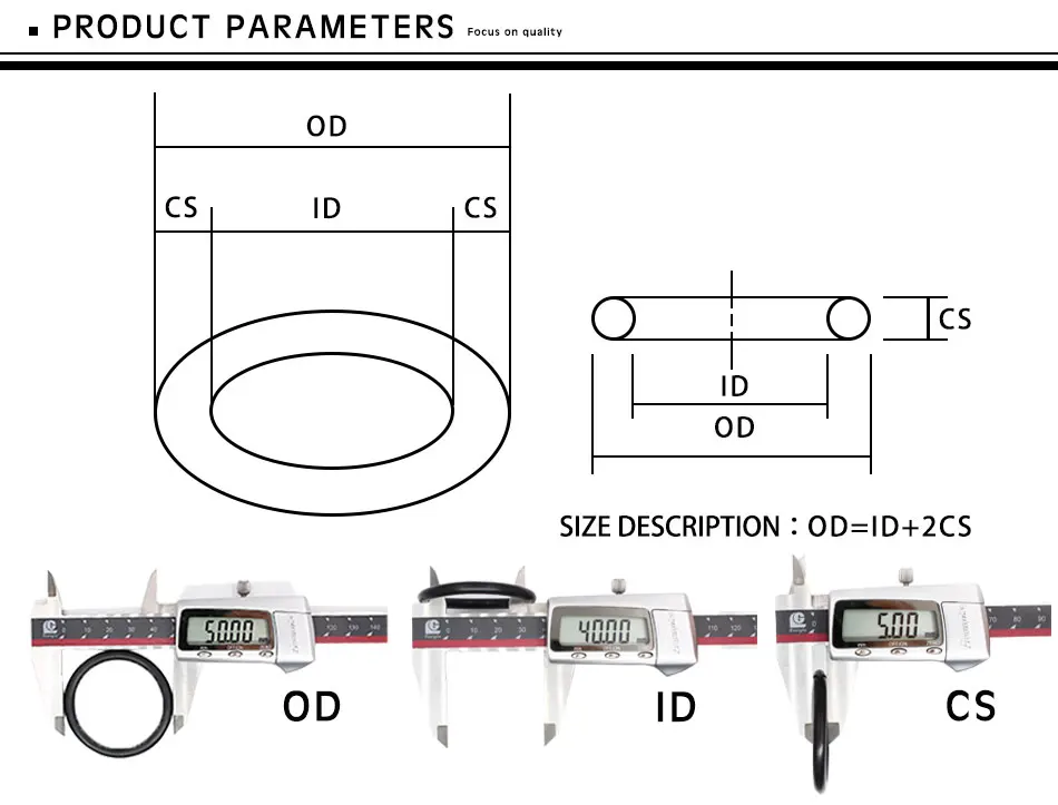 50 шт./лот резиновым кольцом NBR уплотнительное кольцо 1,5 мм OD4/4,5/5/5,5/6/6,5/7/7,5/8/8,5/9/9,5/10/10,5 мм O уплотнительное кольцо шайба