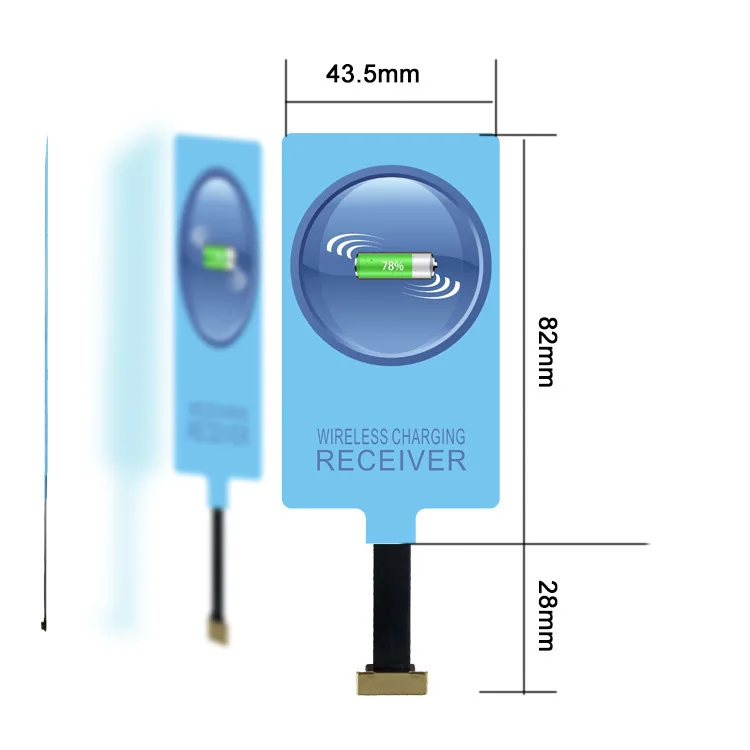 Новое Qi Беспроводное зарядное устройство приемник Быстрая зарядка для беспроводного зарядного устройства коврик катушка для xiaomi huawe iphone samsung телефон тип-c/тип-a