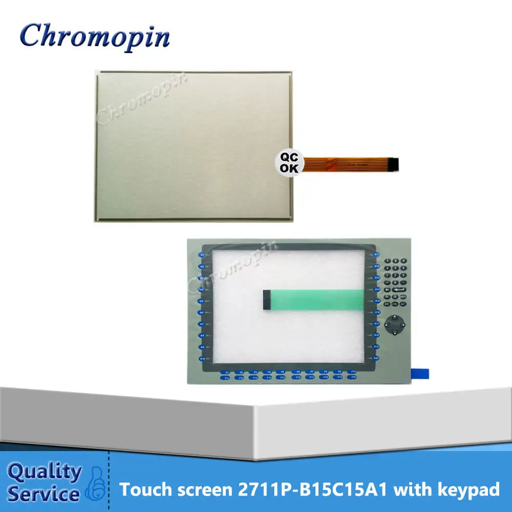 Сенсорная панель для AB 2711P-B15C15A1 2711P-B15C15A2 2711P-B15C4A8 2711P-B15C4D9 PanelView Plus CE 1500 с мембранной