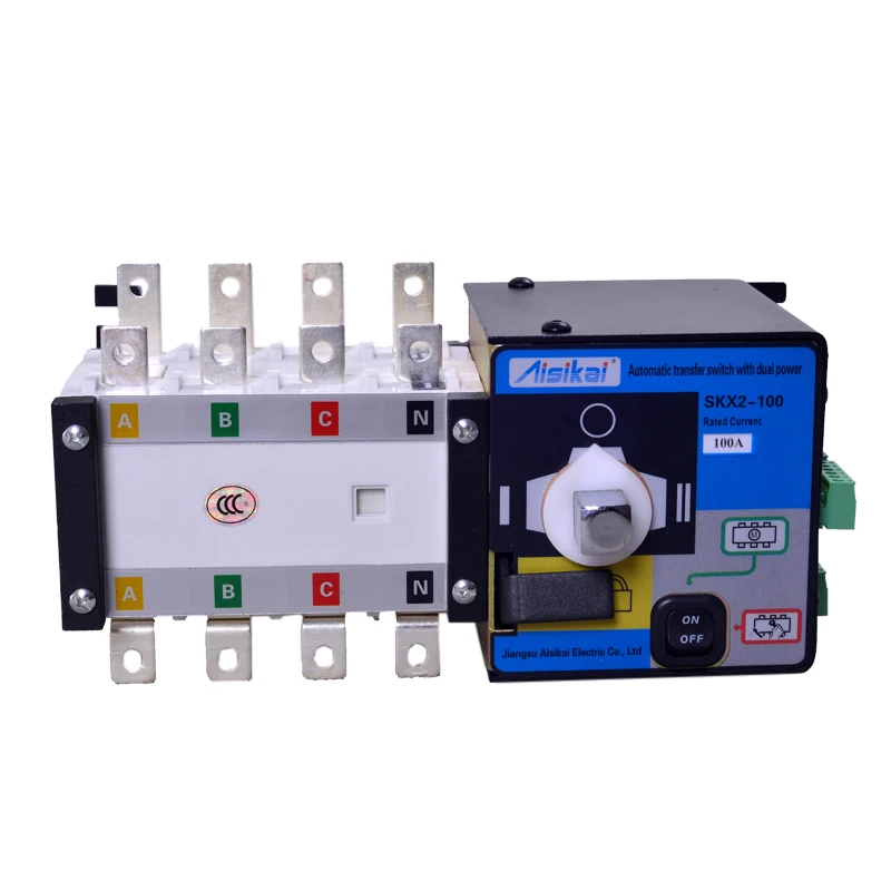 

SKX2-80 SKX2-100 aisikai ATS Original ATS dual power automatic transfer switch high quality automatic ats