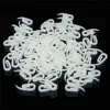 100PCS  Curtain Hanging Hooks Ring Window Curtain Hanger Hooks White Plastic Curtain Hook For Home Curtain High Quality ► Photo 3/5