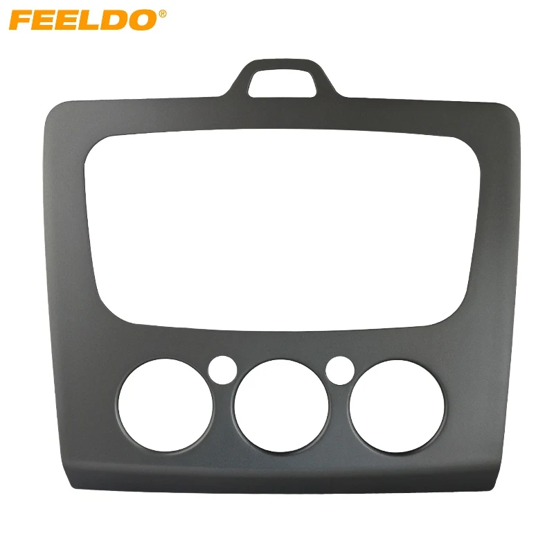 FEELDO 1 шт. автомобиля Радио Стерео DVD рамка фасции приборной панели для Ford Focus MK2(05~ 07) в MK2.5(09~ 13) преобразования стерео# FD-3091