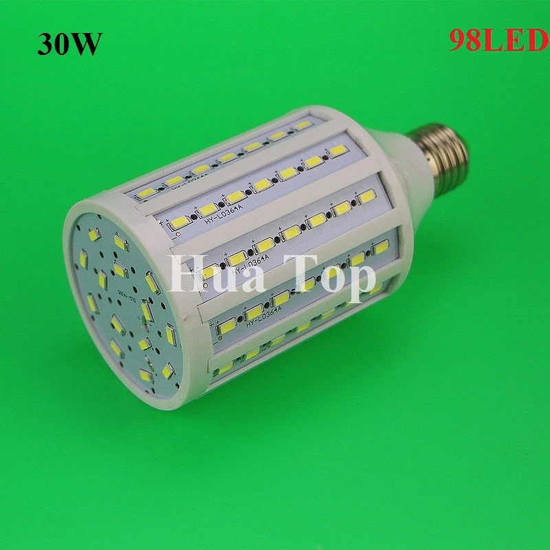 E27 B22 E14 E40 7 Вт, 15 Вт, 30 Вт, 40 Вт, 50 Вт, 60 Вт, 80 Вт, 100 Вт 5730 SMD Cree чип лампа переменного тока в виде кукурузы 110V 220V светодиодный лампы холодный теплый белый лампада