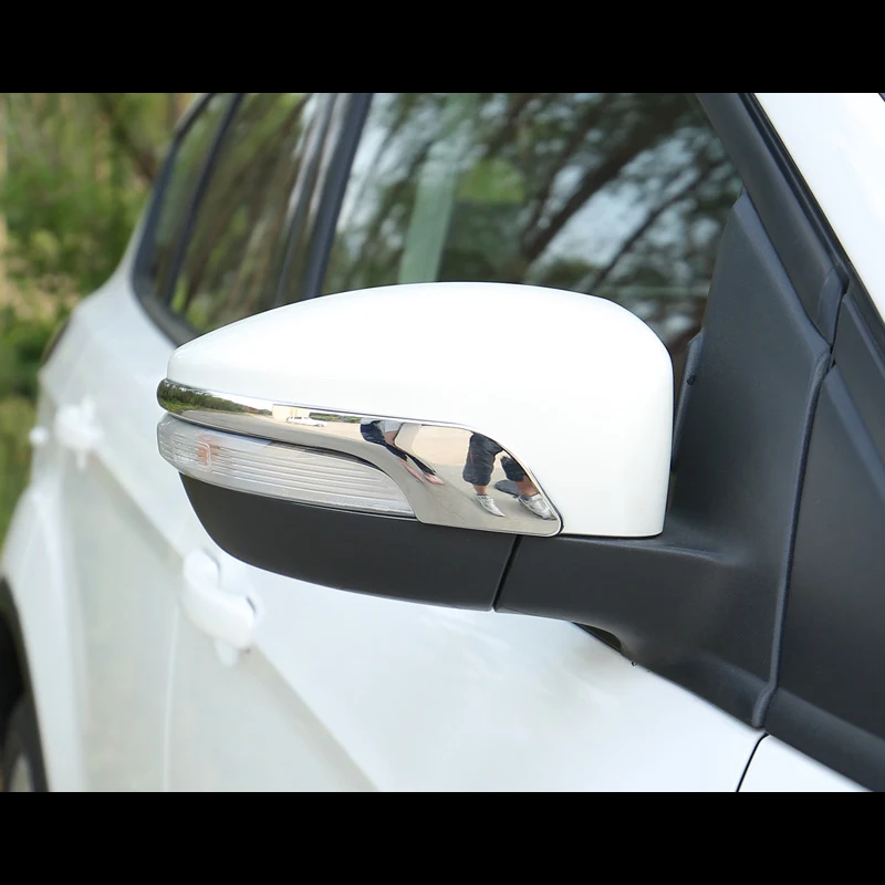 Для Ford Kuga Escape 2013 2014 2015 2016 2017 ABS матовая Декоративная полоса для зеркала заднего