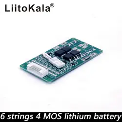 LiitoKala Новое S поступление 6 S 15A В 24 В 8ah 10ah 12ah PCB BMS защиты доска для упак. к. 18650 литий-ионный батарея ячейки модуль